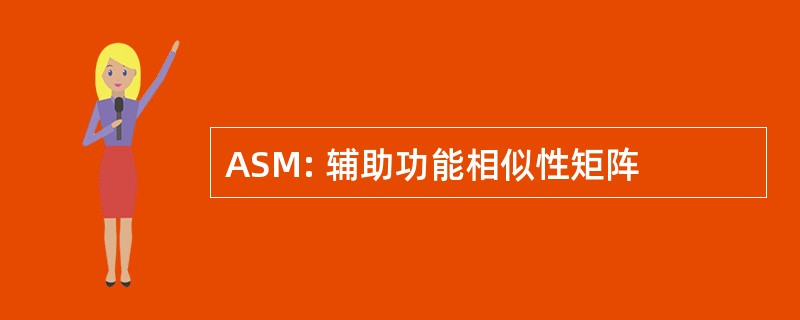 ASM: 辅助功能相似性矩阵