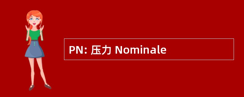 PN: 压力 Nominale