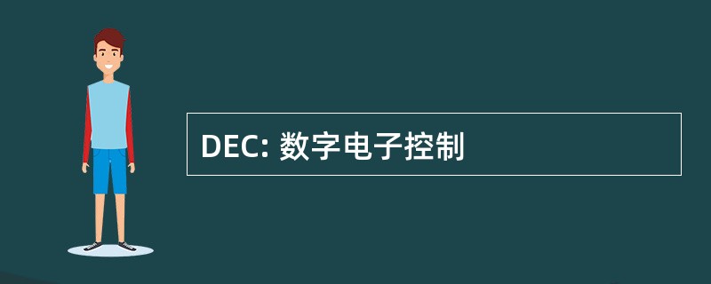 DEC: 数字电子控制