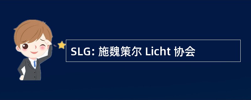 SLG: 施魏策尔 Licht 协会