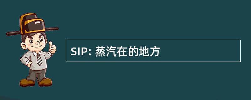 SIP: 蒸汽在的地方