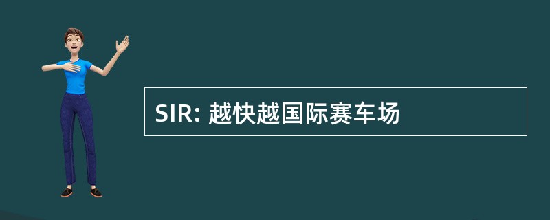 SIR: 越快越国际赛车场