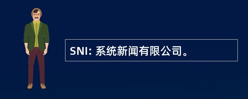 SNI: 系统新闻有限公司。