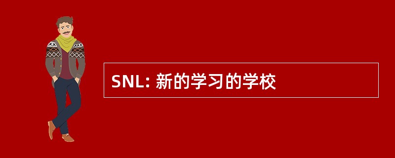 SNL: 新的学习的学校