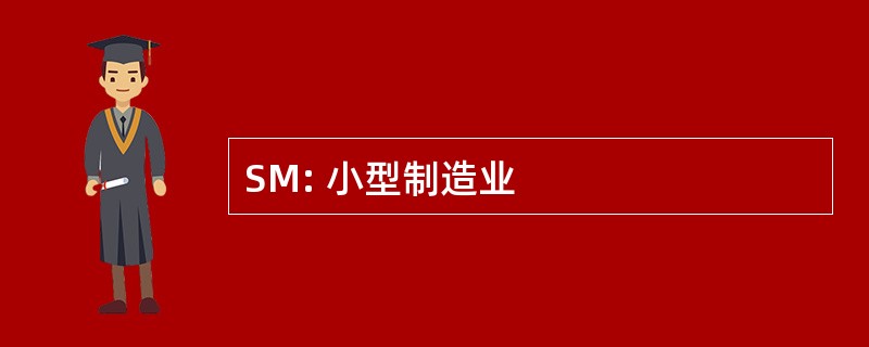 SM: 小型制造业