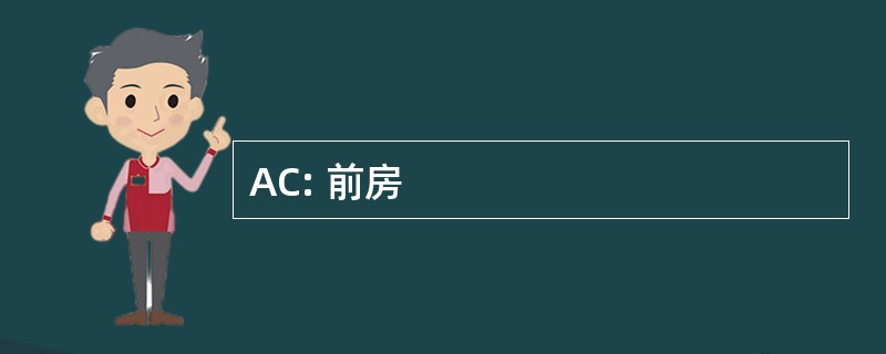 AC: 前房