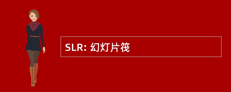 SLR: 幻灯片筏