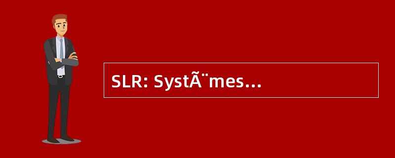 SLR: SystÃ¨mes Logiciels et RÃ © seaux