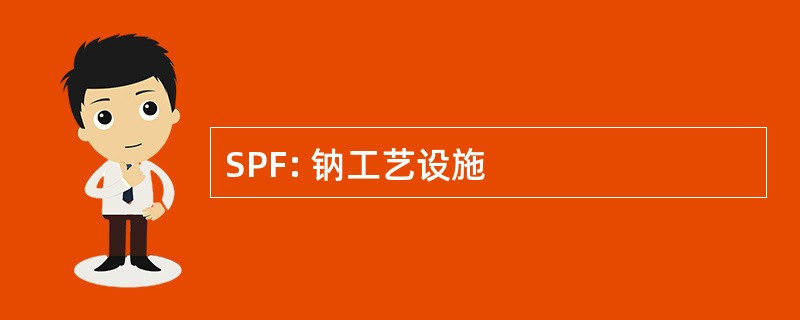 SPF: 钠工艺设施