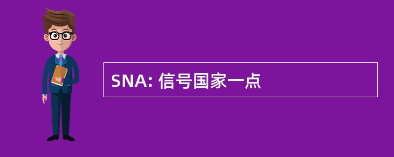 SNA: 信号国家一点