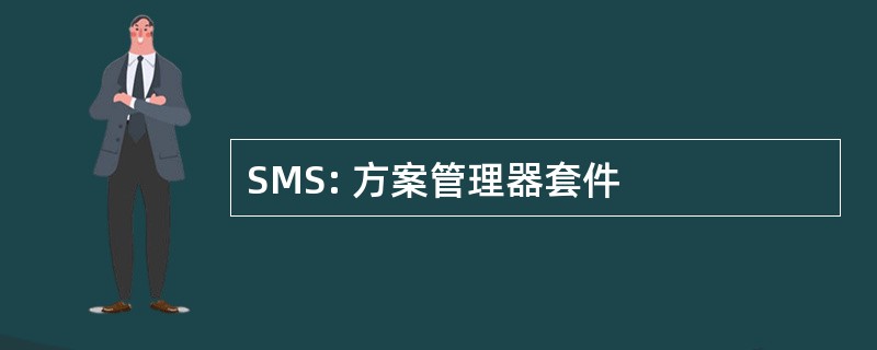 SMS: 方案管理器套件