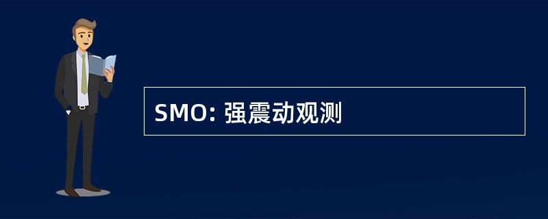 SMO: 强震动观测