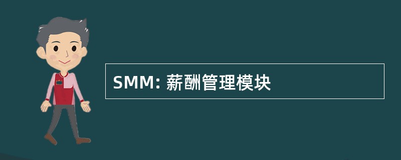 SMM: 薪酬管理模块