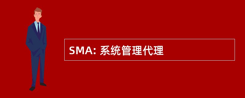 SMA: 系统管理代理