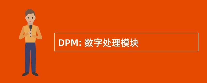 DPM: 数字处理模块