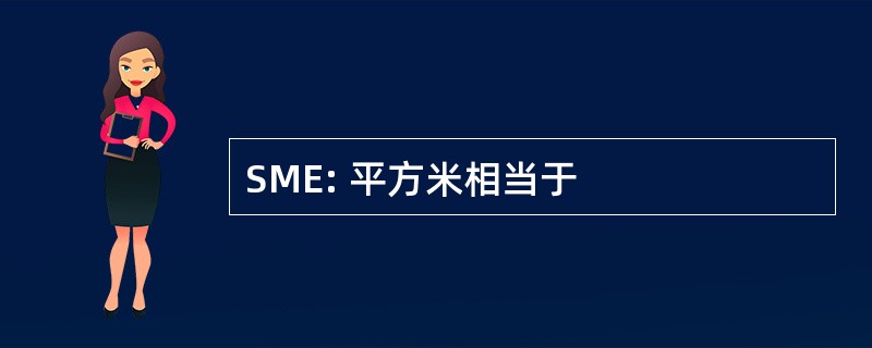 SME: 平方米相当于