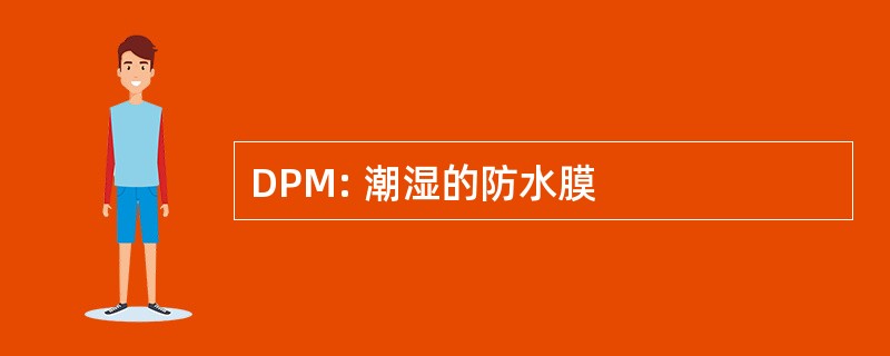 DPM: 潮湿的防水膜