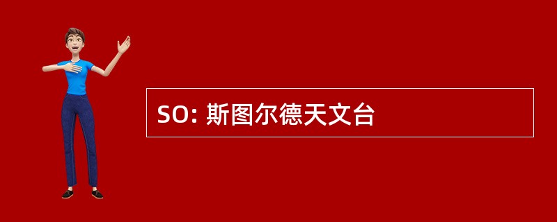 SO: 斯图尔德天文台