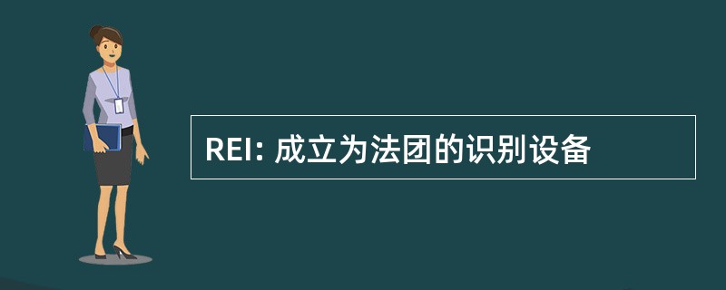 REI: 成立为法团的识别设备