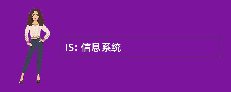 IS: 信息系统