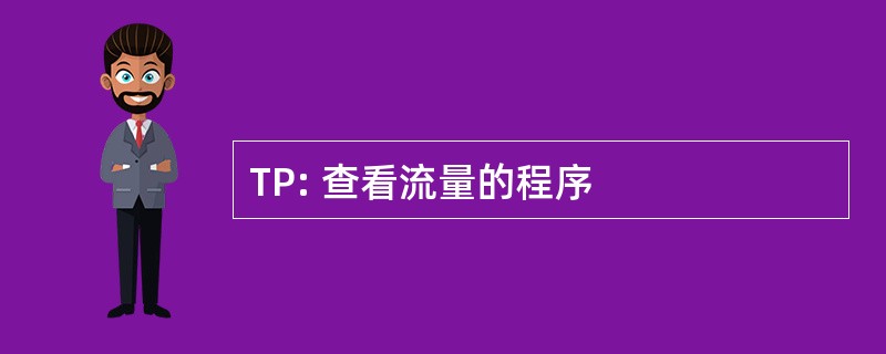 TP: 查看流量的程序