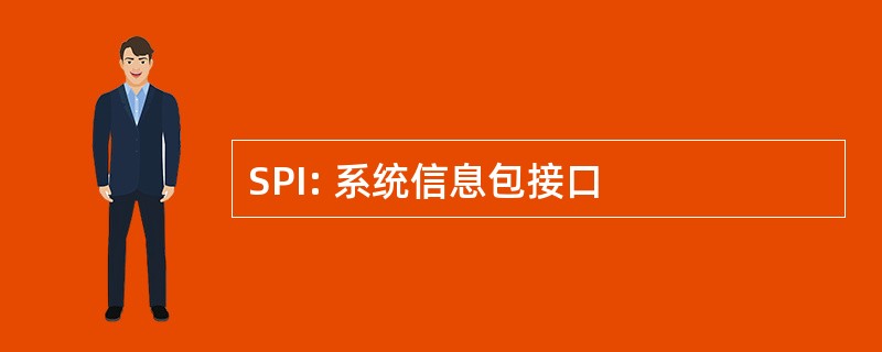 SPI: 系统信息包接口