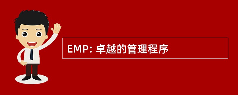 EMP: 卓越的管理程序