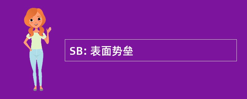 SB: 表面势垒