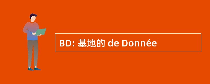 BD: 基地的 de Donnée