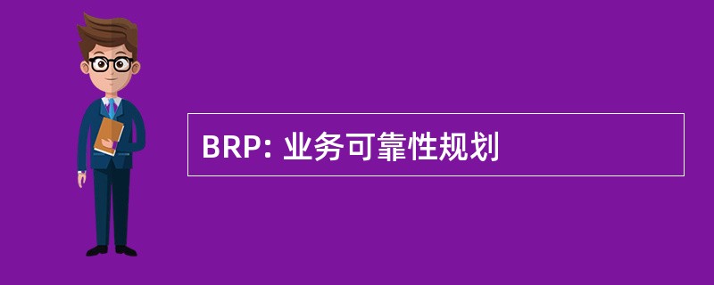 BRP: 业务可靠性规划