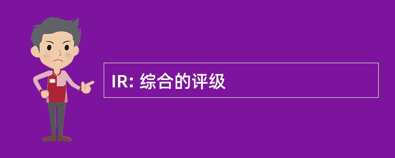 IR: 综合的评级