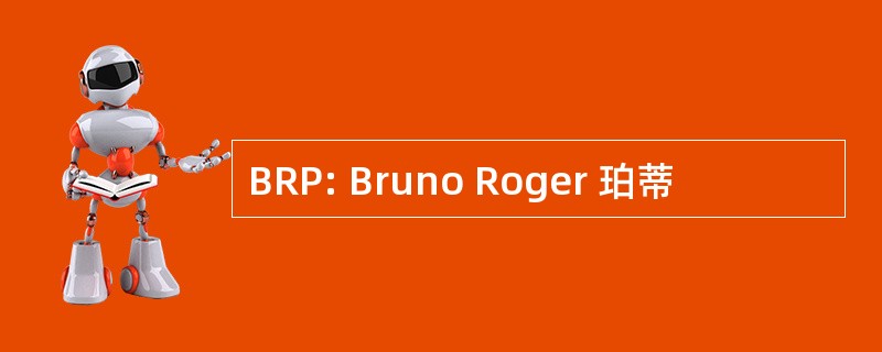 BRP: Bruno Roger 珀蒂