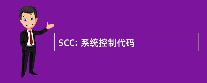 SCC: 系统控制代码