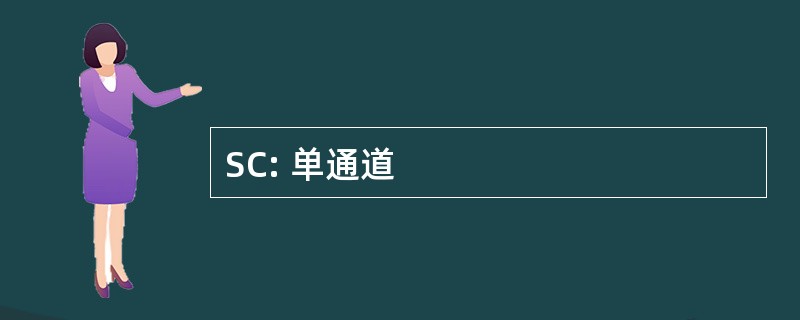 SC: 单通道