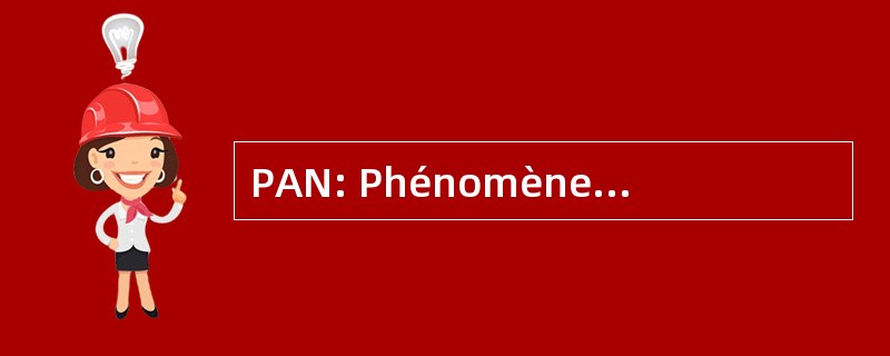 PAN: Phénomènes Aérospatiaux 非 Identifiés