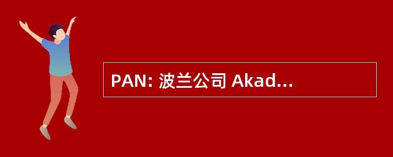 PAN: 波兰公司 Akademia 实践学习