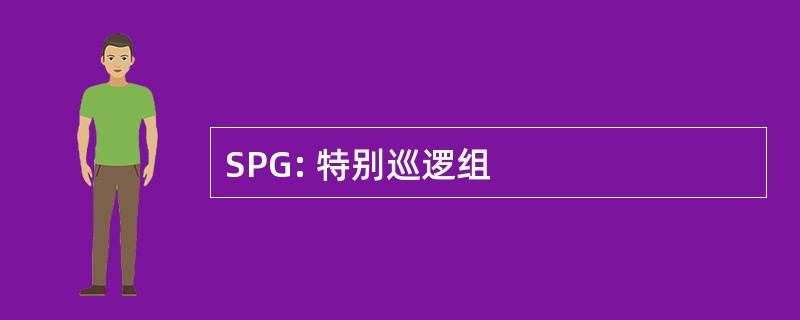 SPG: 特别巡逻组