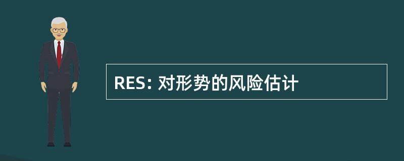 RES: 对形势的风险估计