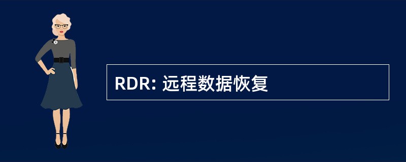 RDR: 远程数据恢复