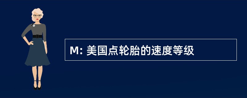 M: 美国点轮胎的速度等级