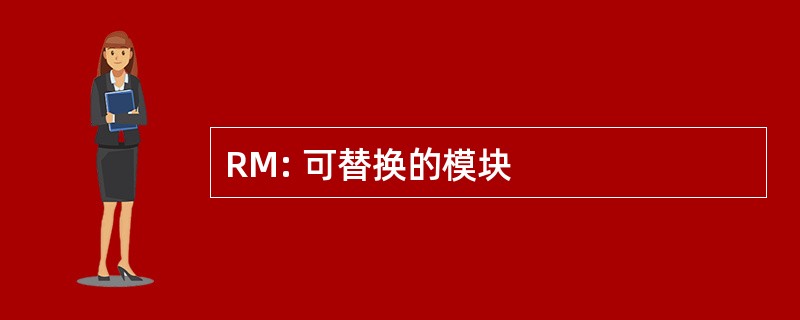 RM: 可替换的模块