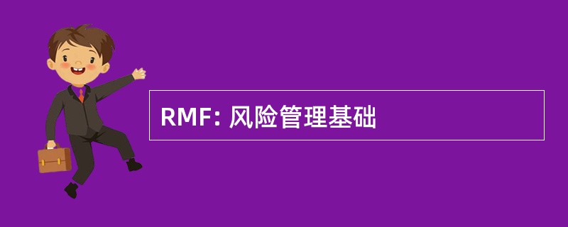 RMF: 风险管理基础