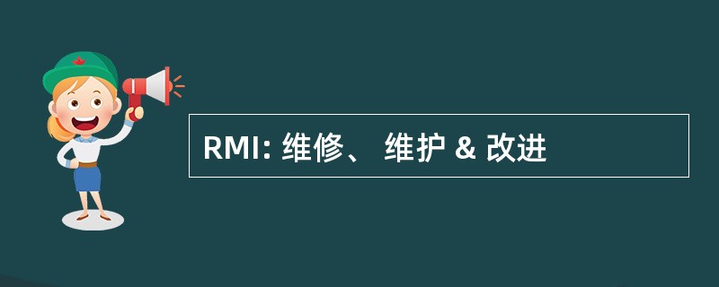 RMI: 维修、 维护 & 改进