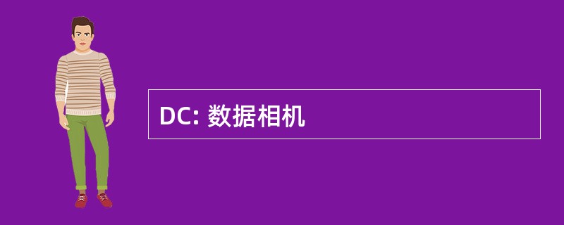 DC: 数据相机