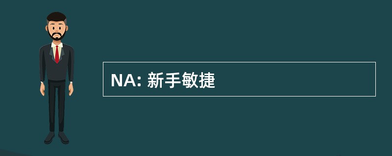 NA: 新手敏捷