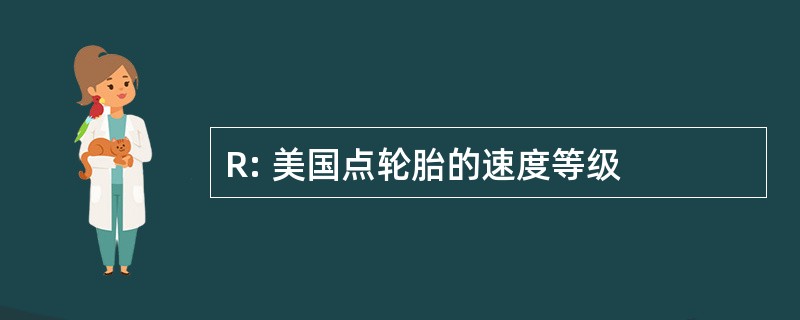 R: 美国点轮胎的速度等级