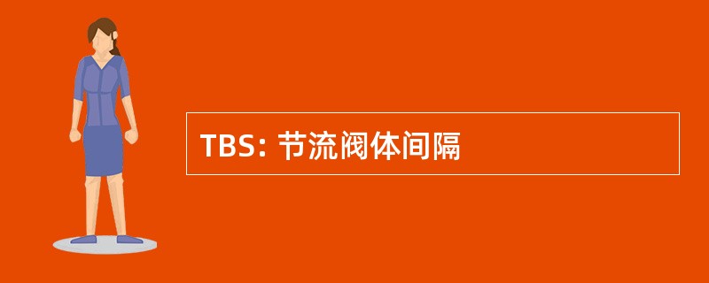 TBS: 节流阀体间隔