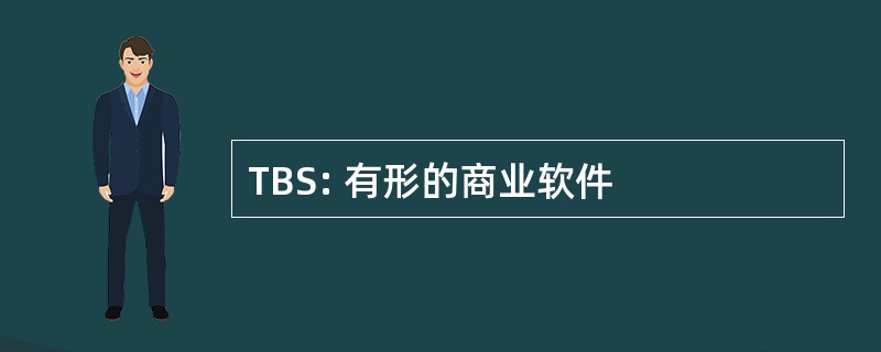 TBS: 有形的商业软件