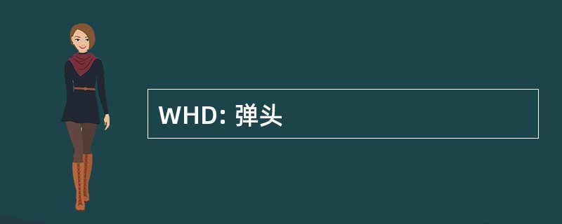 WHD: 弹头