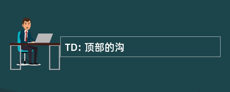 TD: 顶部的沟